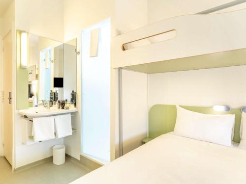 Habitación Doble con litera del hotel Ibis Budget Madrid Calle Alcalá