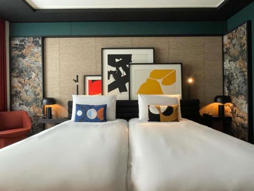 Design Room with Two Single Beds del hotel Mercure Dijon Centre Clemenceau. Foto 5