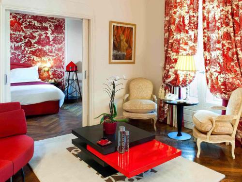 Suite Junior Doble con vistas a la ciudad del hotel Le Royal Lyon - Mgallery. Foto 1