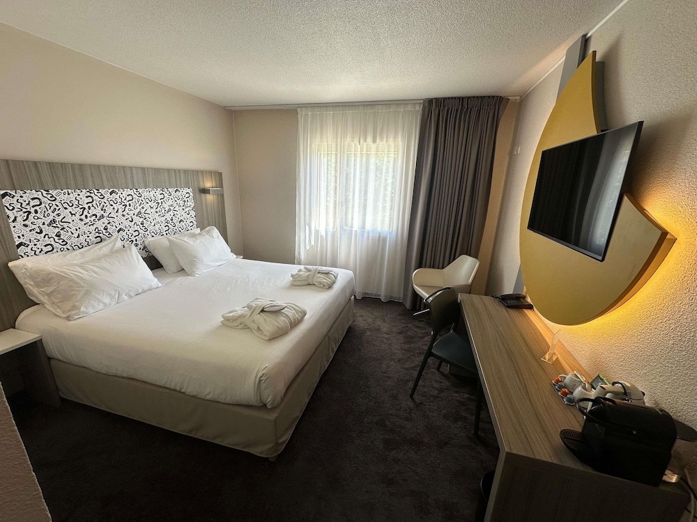 Habitación Confort - 1 cama doble del hotel Ibis Styles Lyon Gorge de Loup Saphir