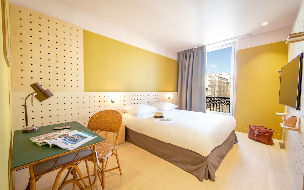 Habitación Pop con cama doble del hotel Greet Marseille Centre St Charles. Foto 1