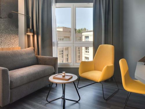 Habitación Privilege para no fumadores con 1 cama doble del hotel Mercure Montpellier Centre Antigone. Foto 3