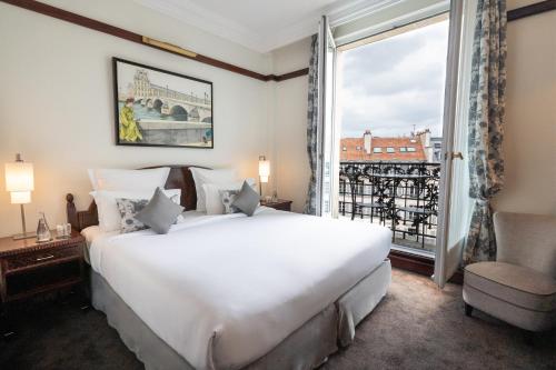 Habitación Deluxe con balcón del hotel Pont Royal
