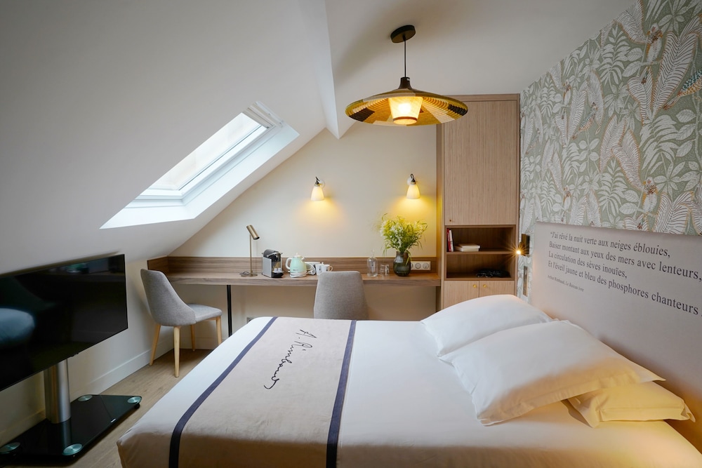 Habitación Confort, 1 cama de matrimonio, no fumadores del hotel Hotel Litteraire Arthur Rimbaud, BW Signature Collection. Foto 5