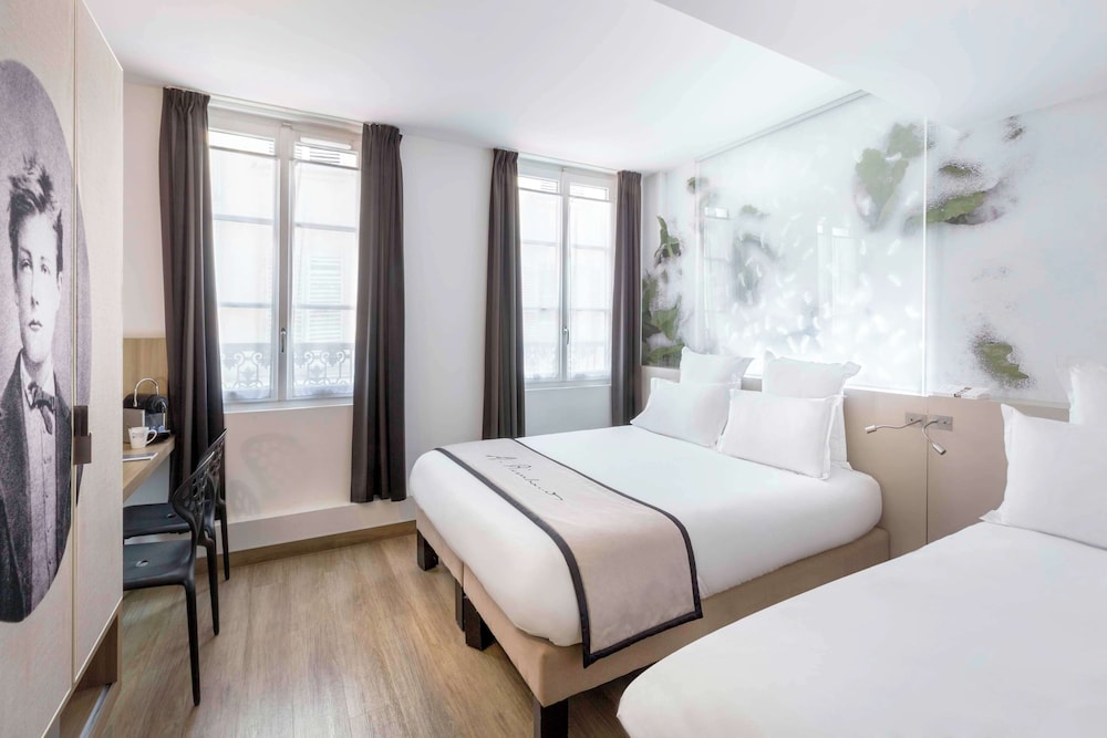 Habitación clásica, varias camas, no fumadores (Twin bed on request) del hotel Hotel Litteraire Arthur Rimbaud, BW Signature Collection. Foto 4