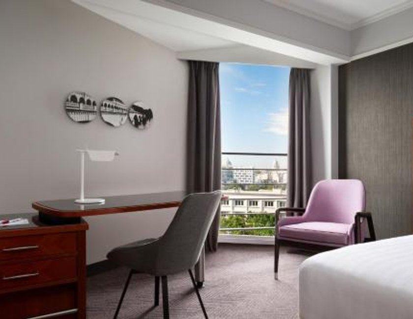Habitación Executive Twin con 2 camas individuales del hotel Paris Marriott Rive Gauche and Conference Center. Foto 1