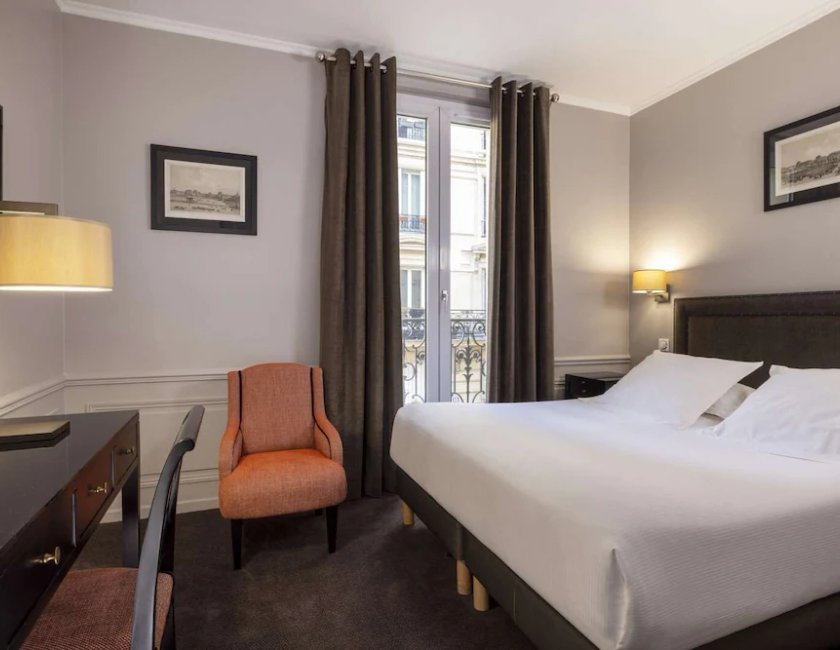 Habitación estándar doble del hotel Pavillon Monceau