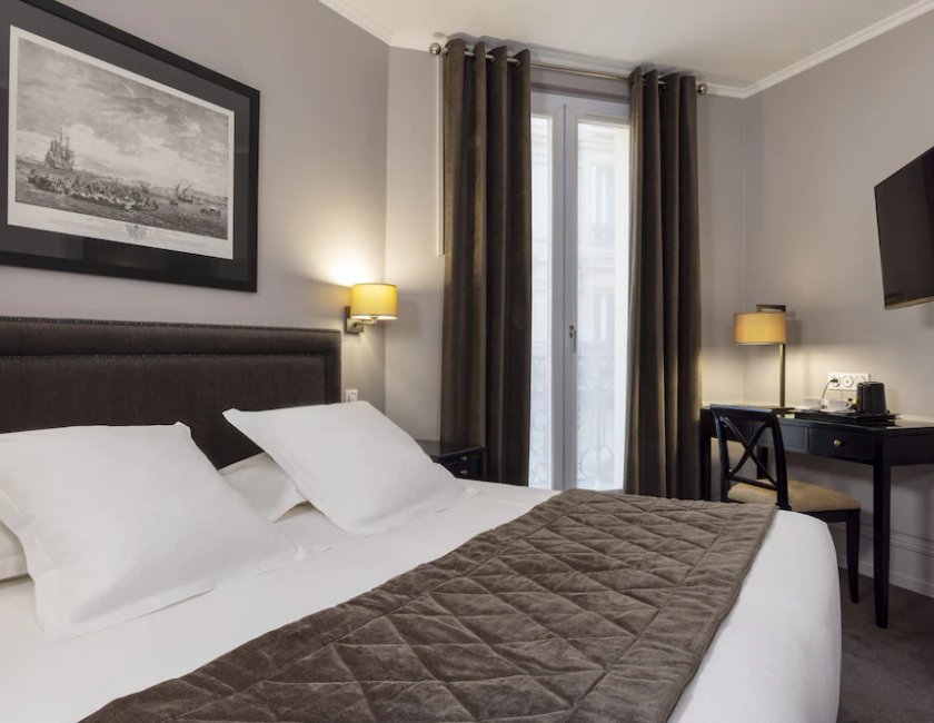 Habitación doble superior, balcón del hotel Pavillon Monceau. Foto 3