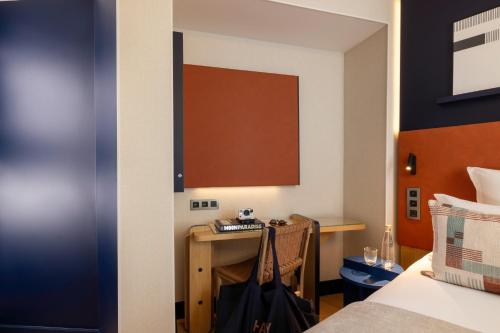 Habitación Doble Clásica del hotel Raspail Montparnasse. Foto 2