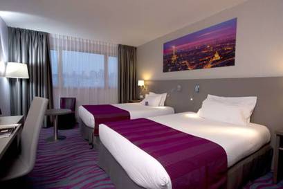 Habitación Doble Clásica con dos camas del hotel Mercure Paris 19 Philharmonie La Villette