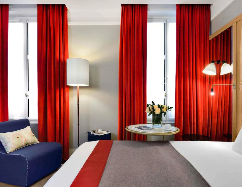 Habitación clásica, 1 cama de matrimonio del hotel L'echiquier Opéra Paris Mgallery Collection. Foto 4