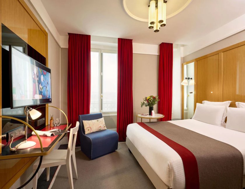 Habitación clásica, 1 cama de matrimonio del hotel L'echiquier Opéra Paris Mgallery Collection. Foto 5