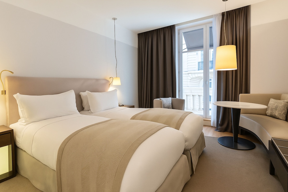 Habitación de lujo, 2 camas individuales del hotel Sofitel Paris Arc de Triomphe
