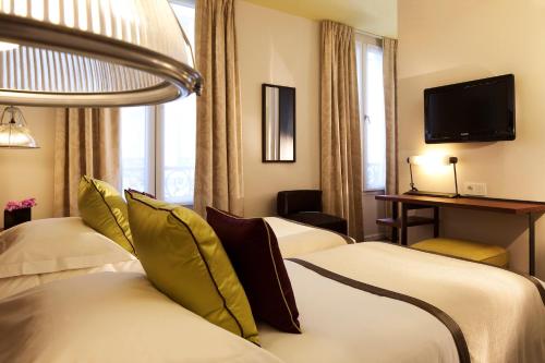 Habitación Doble - 2 camas del hotel Marais Bastille. Foto 4