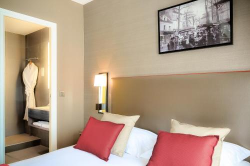 Habitación Doble del hotel Marais Bastille. Foto 1