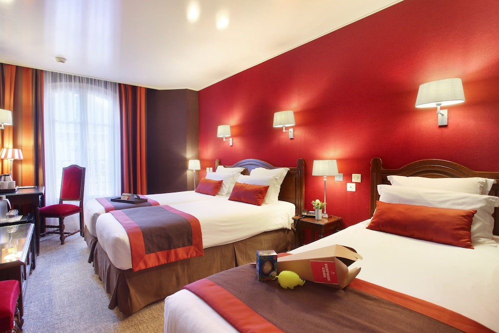 Habitación triple del hotel Trianon Rive Gauche