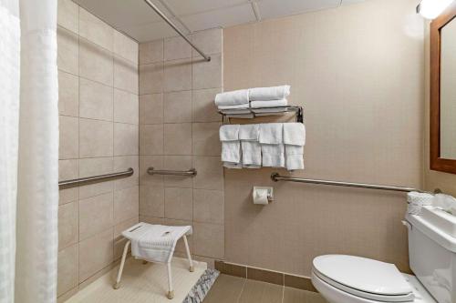 Habitación adaptada para personas con discapacidad, con bañera - 2 camas grandes - No fumadores del hotel Comfort Inn Glenmont - Albany South. Foto 2