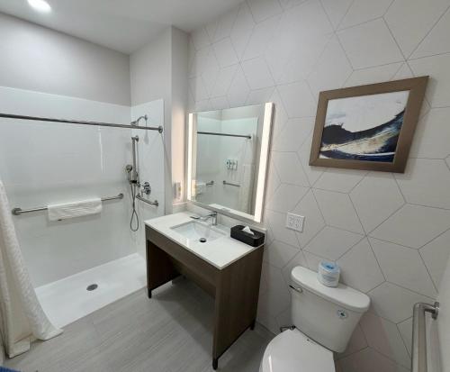Habitación con cama extragrande adaptada para persona de movilidad reducida - No fumadores del hotel Comfort Inn and Suites East Greenbush - Albany