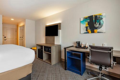 Habitación - 1 cama extragrande - No fumadores del hotel Comfort Inn and Suites East Greenbush - Albany. Foto 4