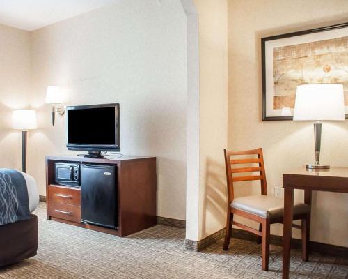 Suite con cama extragrande - No fumadores del hotel Comfort Inn and Suites. Foto 3
