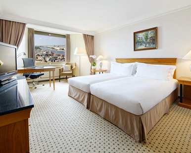 Habitación Doble Executive con vistas al Danubio y acceso al salón executive - 2 camas del hotel Hilton Budapest