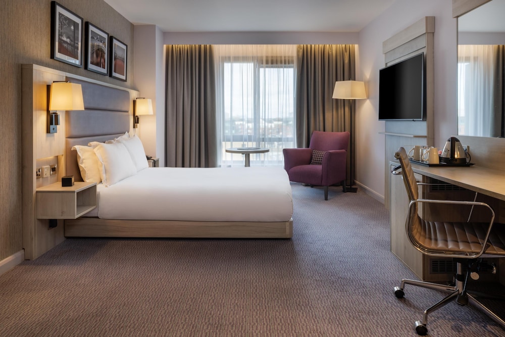 Habitación, 1 cama de matrimonio, accesible para personas con discapacidad del hotel Hilton Garden Inn Dublin City Centre. Foto 2