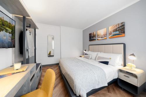 Suite Premier de 1 dormitorio del hotel Citadines Connect Fifth Avenue New York