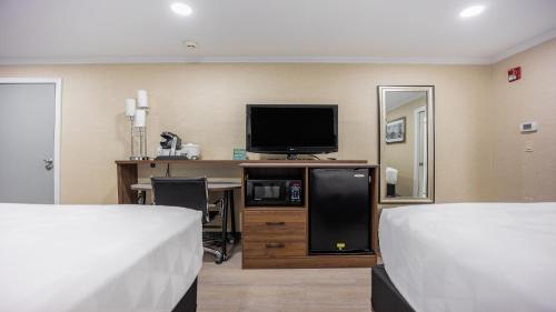 Habitación Doble con ducha a ras de suelo apta para personas con movilidad reducida - 2 camas - No fumadores del hotel Holiday Inn Plainview Long Island. Foto 1