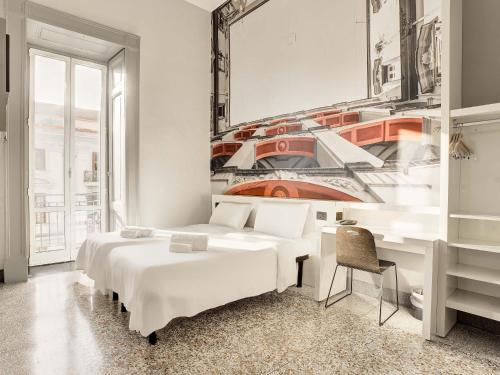 Habitación Cuádruple del hotel B&B Napoli. Foto 1
