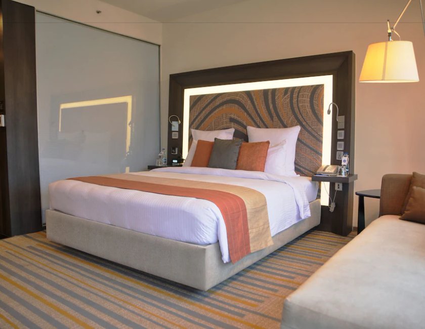 Habitación doble Superior 1 Cama king Vista ciudad Con Vistas del hotel Novotel Kolkata and Residences. Foto 1