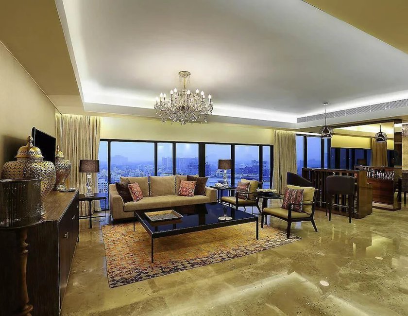 Suite 1 Cama king Presidencial Vista ciudad Con Vistas del hotel Novotel Kolkata and Residences