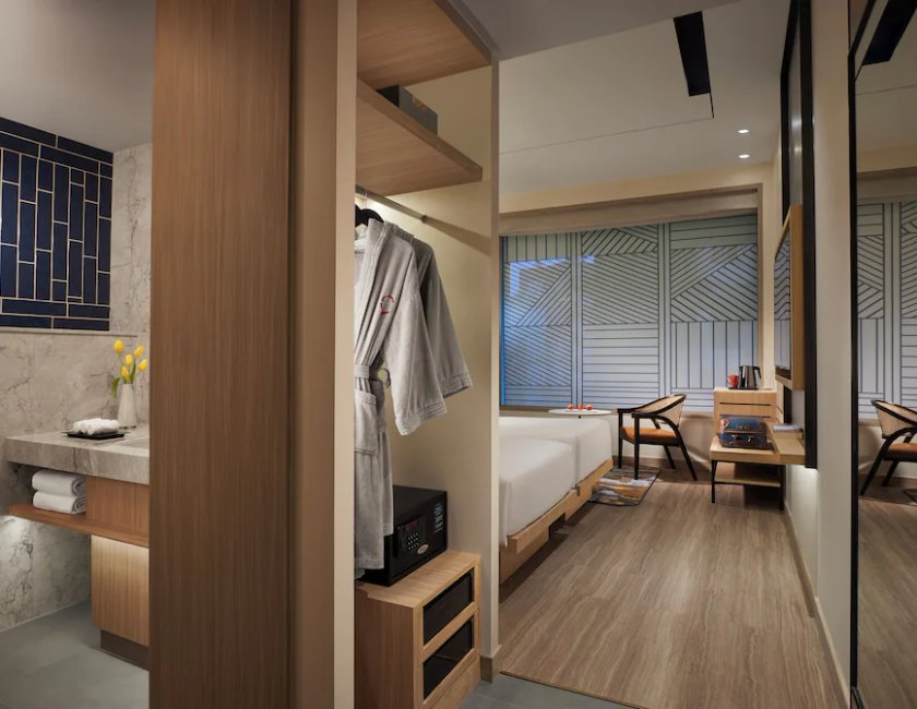 Habitación, 2 camas individuales del hotel Hyatt Centric Ballygunge Kolkata. Foto 1