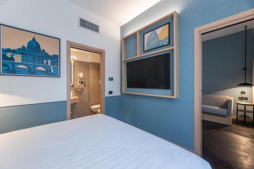 Two - Bedroom Double Family Room del hotel Hilton Garden Inn Rome Colosseum. Foto 4