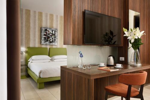 Suite Familiar con balcón del hotel Isola Sacra Rome Airport