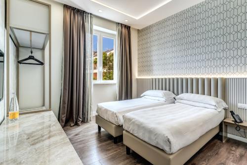 Habitación Doble Estándar - 1 o 2 camas del hotel Isola Sacra Rome Airport. Foto 4