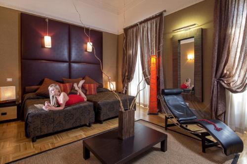 Habitación Cuádruple de Lujo del hotel Morgana. Foto 9