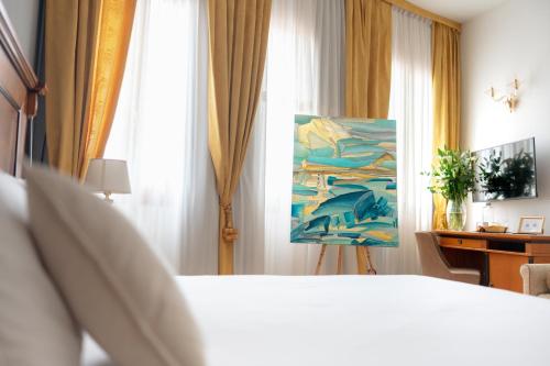 Habitación Doble Deluxe con vistas al canal del hotel All’angelo Art. Foto 4