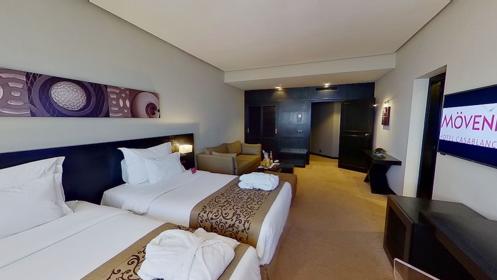 Habitación clásica con 2 camas individuales, 2 camas individuales del hotel Movenpick Casablanca. Foto 7