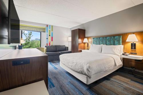 Habitación Doble - Cama extragrande - No fumadores del hotel Hampton Inn Ridgefield Park. Foto 1