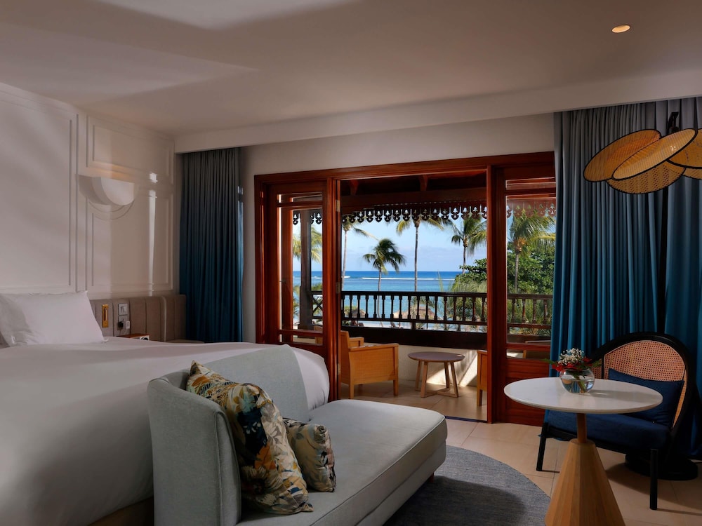 HABITACIÓN MAGNIFIQUE, 1 Cama King Size, vistas al océano, balcón o terraza amueblado del hotel Sofitel Mauritius L'imperial Resort and Spa