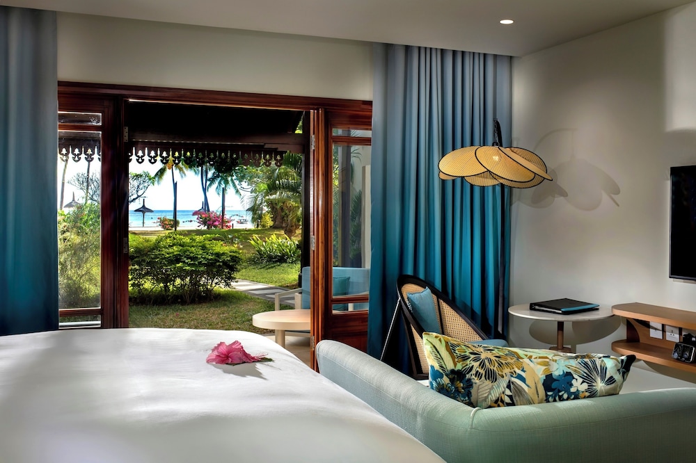 HABITACIÓN MAGNIFIQUE, 1 Cama King Size, vistas al océano, balcón o terraza amueblado del hotel Sofitel Mauritius L'imperial Resort and Spa. Foto 6