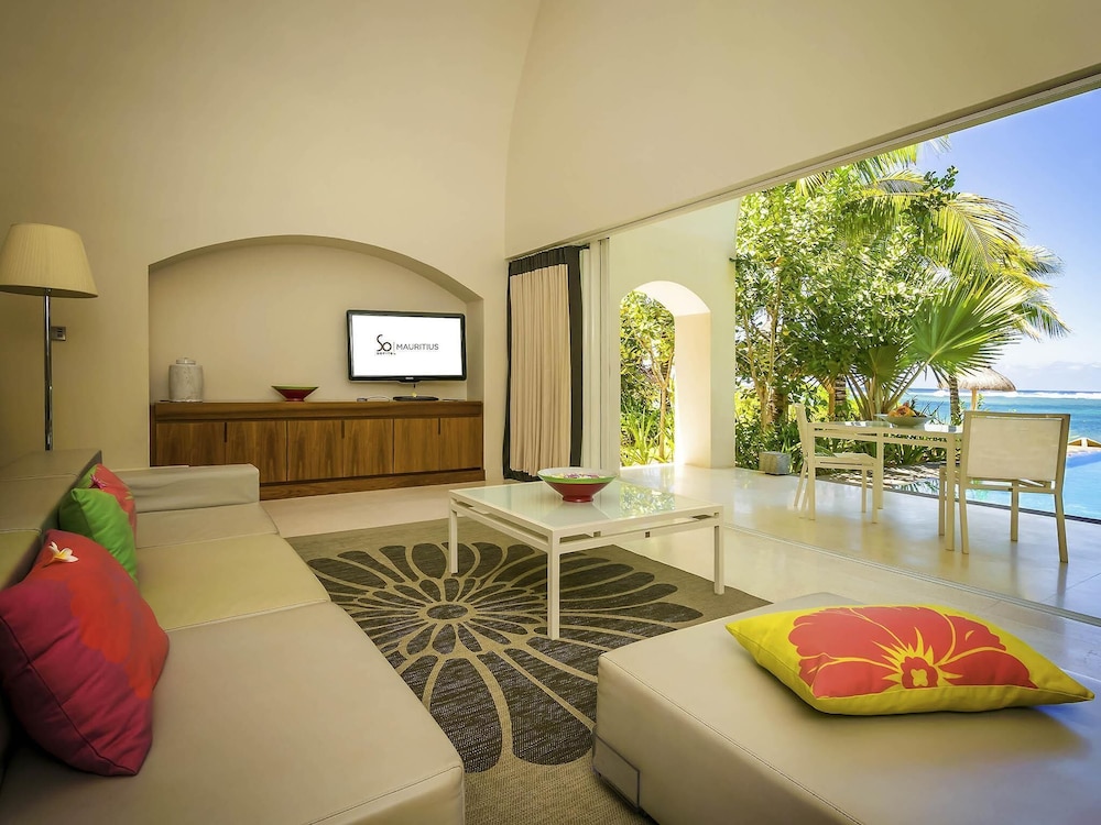 Villa VIP de Playa SO, 2 dormitorios, 1 sala de estar, jardín privado con piscina climatizada, frente a la playa del hotel So/ Sofitel Mauritius. Foto 7