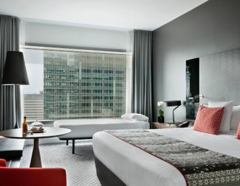 Habitación Premium con vistas panorámicas del hotel Melia Paris La Defense