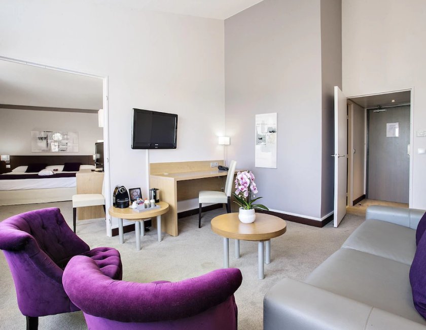 Suite 1 Cama doble del hotel Mercure Toulouse Aeroport Golf De Seilh