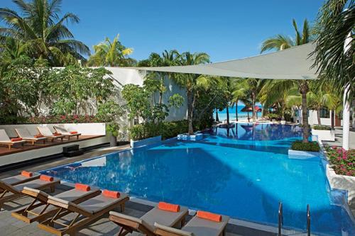 Doble Preferred Club - Frente al mar del hotel Dreams Sands Cancun Resort and Spa - All Inclusive. Foto 7