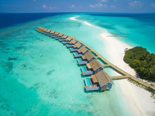 Villa Thundi Water con piscina del hotel Niva Kuramathi Maldives. Foto 4