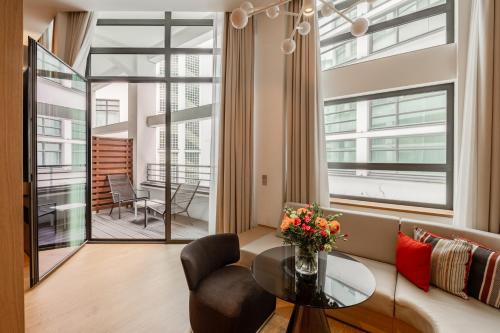 Suite Junior con terraza del hotel Le Cinq Codet