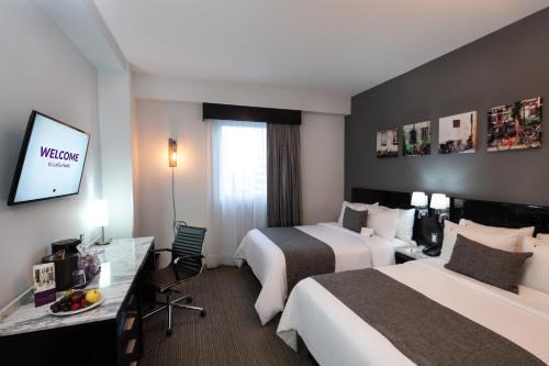 Habitación Doble Superior del hotel Laila Cdmx