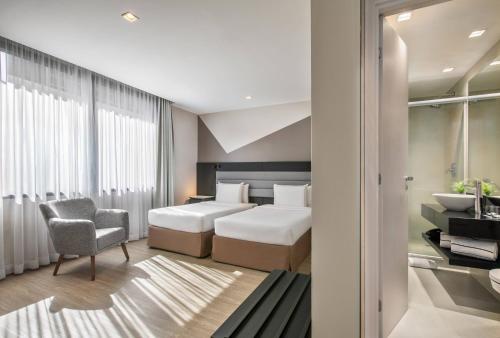 Habitación Doble Clásica - 2 camas del hotel Melia Paulista. Foto 1