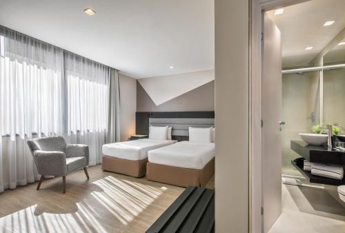 Habitación Doble Clásica - 2 camas del hotel Melia Paulista. Foto 4